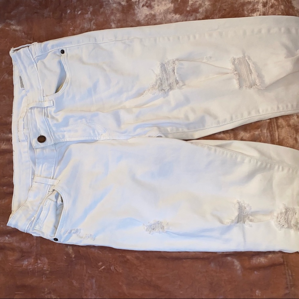 White old navy rockstar jeans